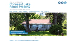 Desktop Screenshot of conneautlakerentalproperty.com