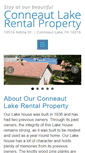 Mobile Screenshot of conneautlakerentalproperty.com